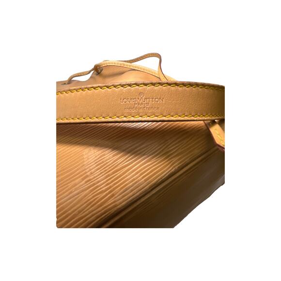 Louis Vuitton Noé Epi Leather Shoulder Bag Beige Vintage Authenticated - Picture 10 of 16